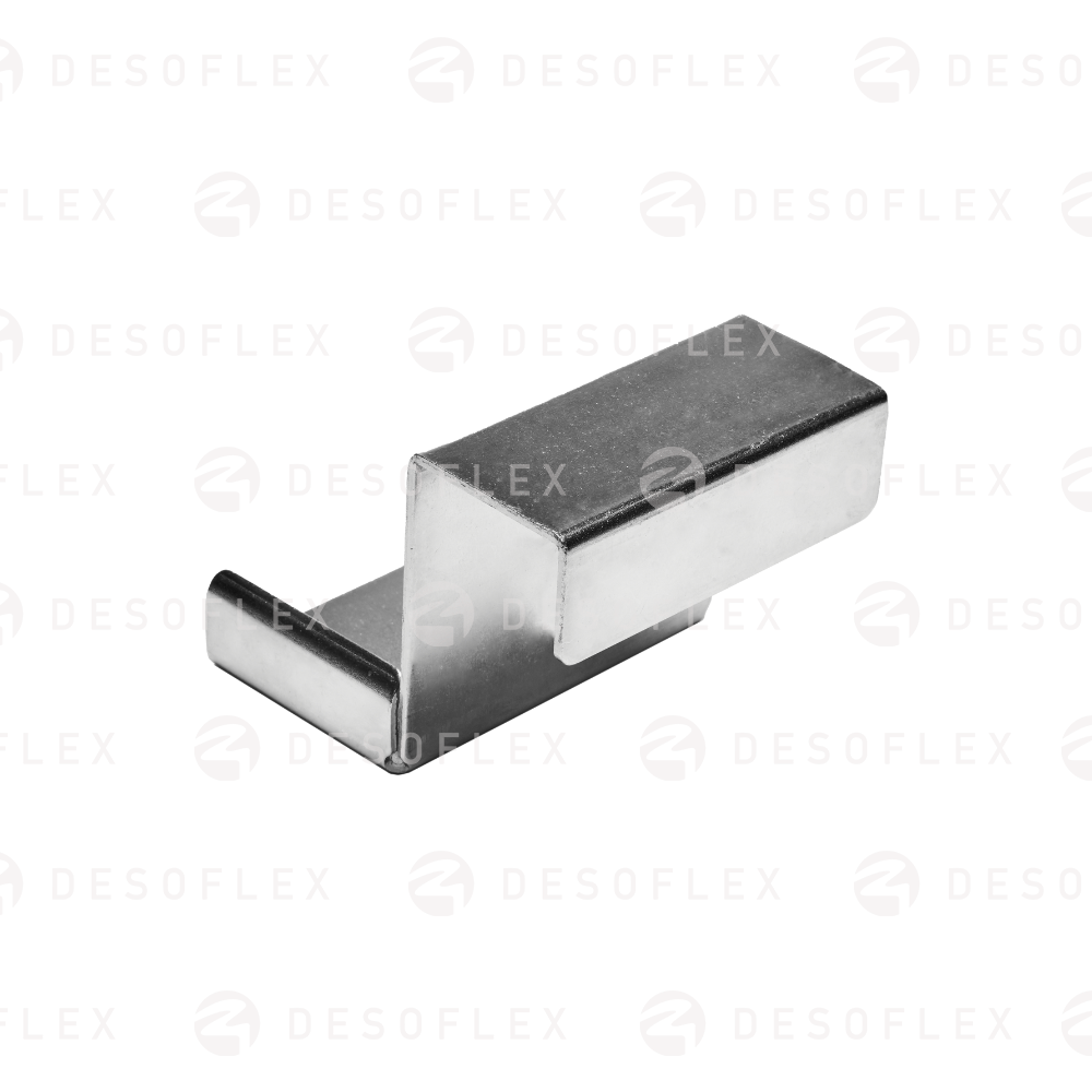 EF2060DW40 - Soporte con tope inclinado p/perfil 40x40