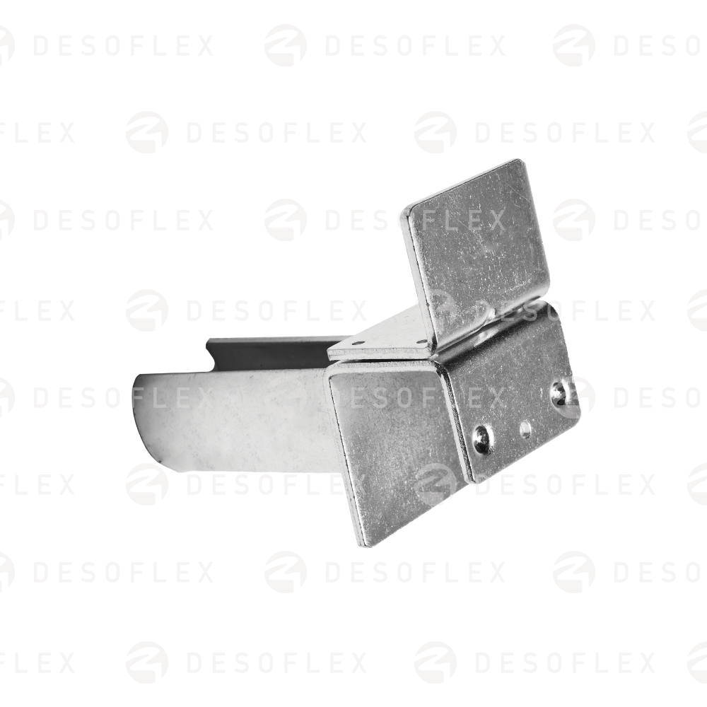 EF2044DF - Soporte conector para tubo con tope en borde