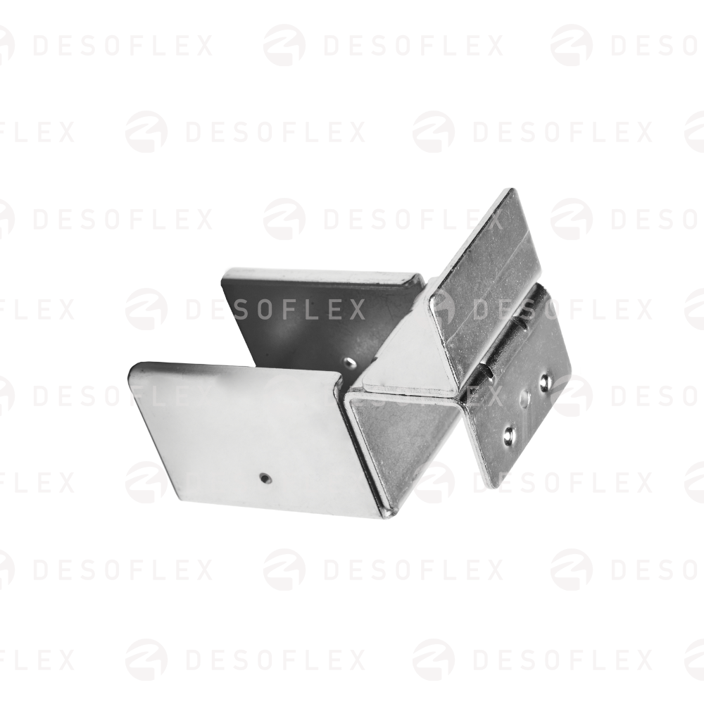 EF2044D - Soporte para riel con tope en borde