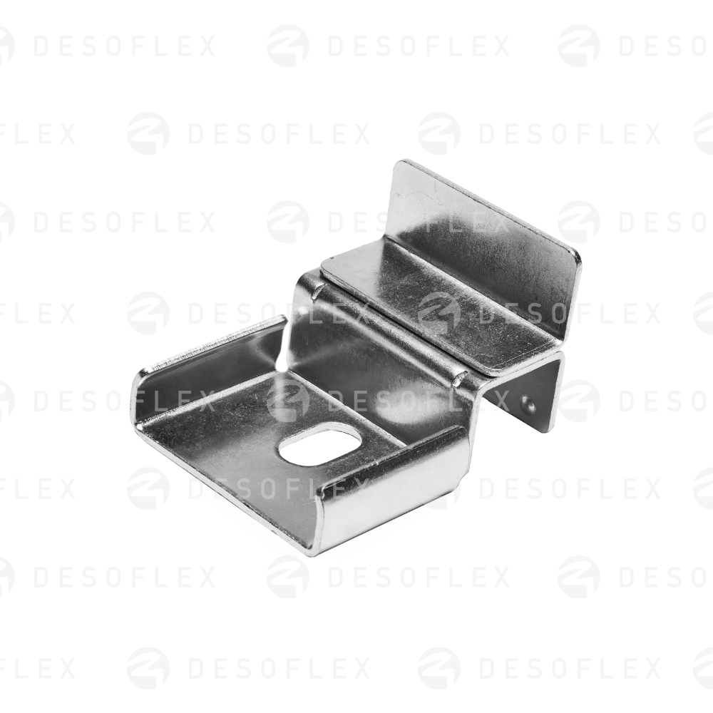 EF2060D - Soporte para riel de rodillo delgado con tope en borde