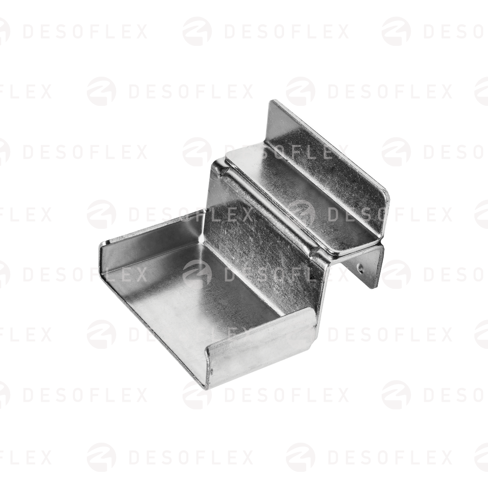 EF2085D - Soporte para riel rodillo grande 85mm con tope en borde