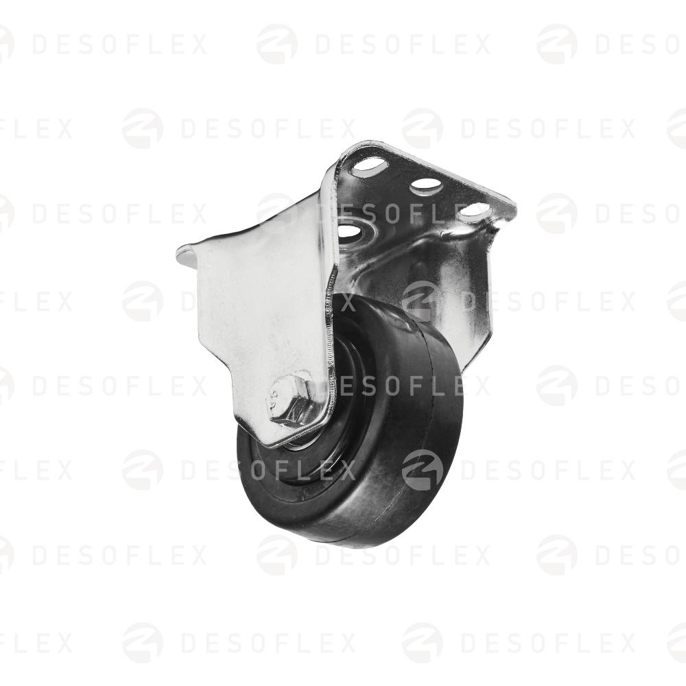 WLD3 - Rueda 3in fija color negro